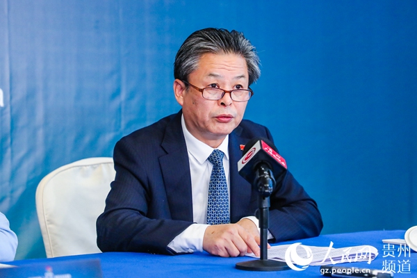 中國-東盟中心秘書長陳德海。吳少飛 攝
