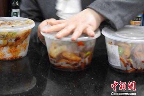 包裝外賣。受訪者供圖