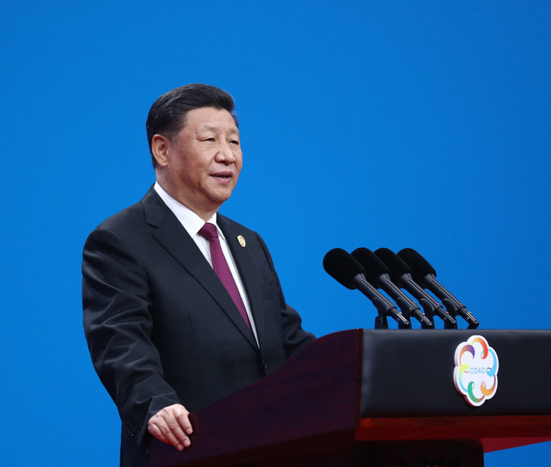 2019年5月15日，國(guó)家主席習(xí)近平在北京國(guó)家會(huì)議中心出席亞洲文明對(duì)話大會(huì)開幕式，并發(fā)表題為《深化文明交流互鑒 共建亞洲命運(yùn)共同體》的主旨演講。
